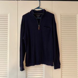 Men’s Medium Blue Sweater - 1/4 Zip Sweater